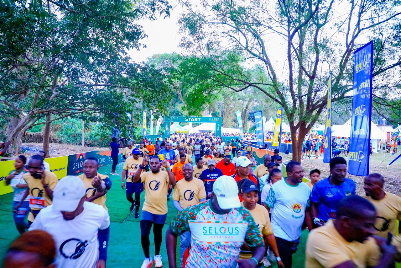  TCB Selous Marathon moment